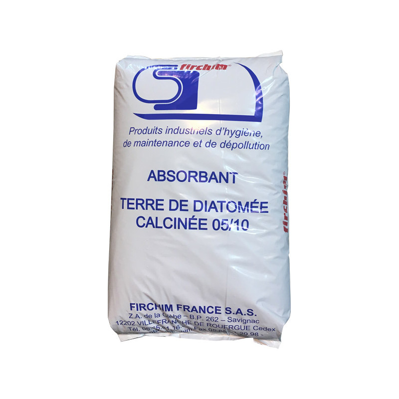 Absorbant routier - TERRE DE DIATOMEE 05/10 - sac de 40 l Absorbant routier - TERRE DE DIATOMEE 05/10 - sac de 40 l
